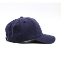 Navy Blue Applique Solid Baseball Cap