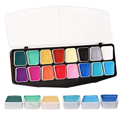 Premium Washable Halloween Make Up Face Painting Kit