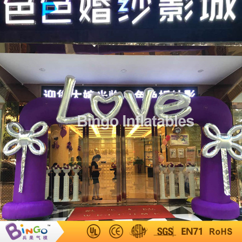 Chain stores Arch Gate Design Inflatable Entrance Love Arch Gate