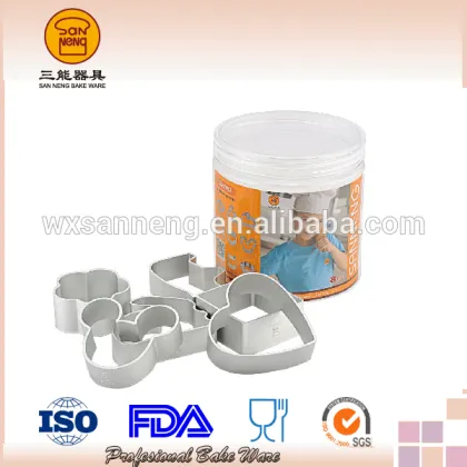 Hotsell Stainless Steel Material Cake Mould Biscuit Mould Set with Package