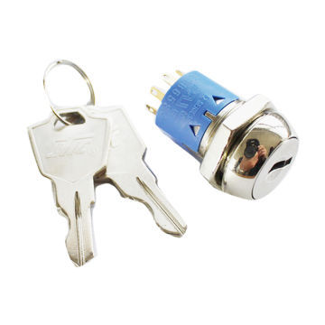 Large Full Size Switch Lock with Rating of 120V AC, 4A/250V AC, 2A