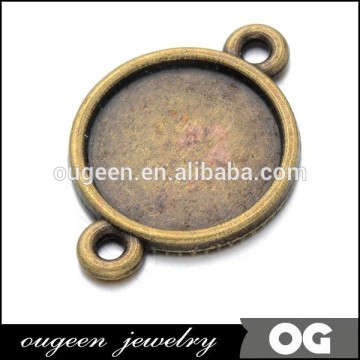 inner size 12mm fit 12mm round glass cabochon Antique Bronze Plated Blank Pendant, Pendant Trays, Blank Pendant Trays