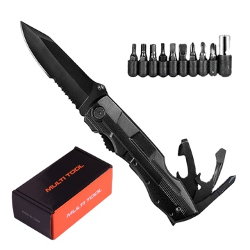 Stainless Steel Foldable Plier Multi-Tool with Knife for Outdoor Activities