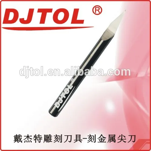 Flat bottom engraving bits for steel (A series) cnc cutting tools