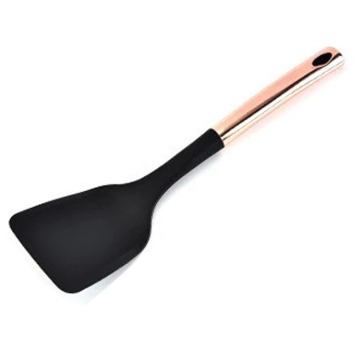 Black Nylon Turner with Stainless Steel Rose Gold Handle