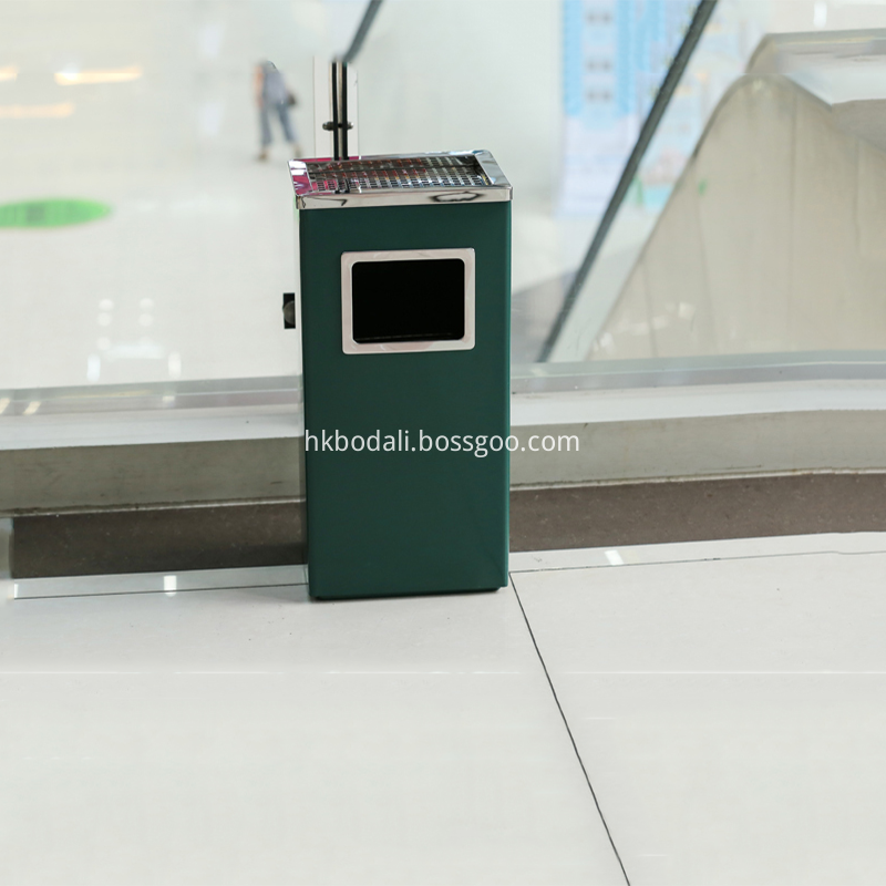 Cuboid Stainless Steel Garbage Can