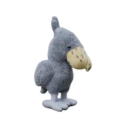 Lifelike Shoebill Plush Toys Soft Realistic Wild Animal Whale-headed Stork Plush Birds Toy