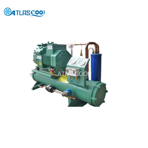 Water Cooled Walk In Cooler Compressor Condensing Unit, High Quality Water Cooled Walk In Cooler