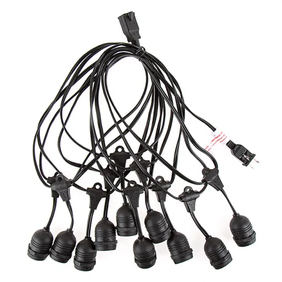 IP65 Waterproof S14 LED Outdoor Patio String Lights - 15pcs, 48ft, 110V