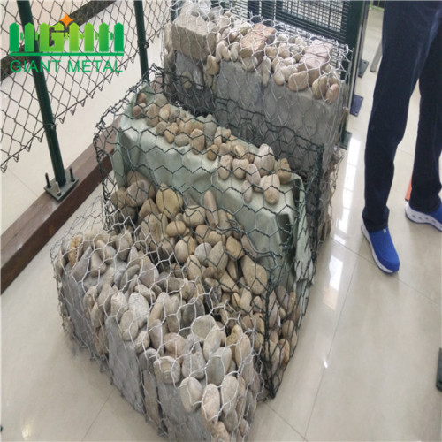 PE Coated Woven Gabion Boxes For Sale