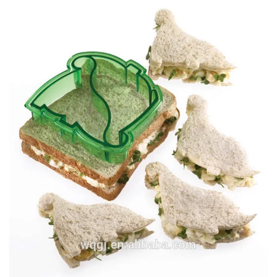 High Quality Animal Shape Toast Sandwich Cutter Plastic Crust and Sandwich Mold