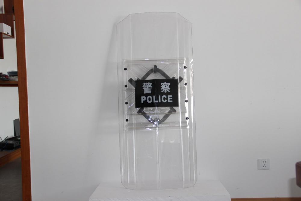 security person transparent protective shield