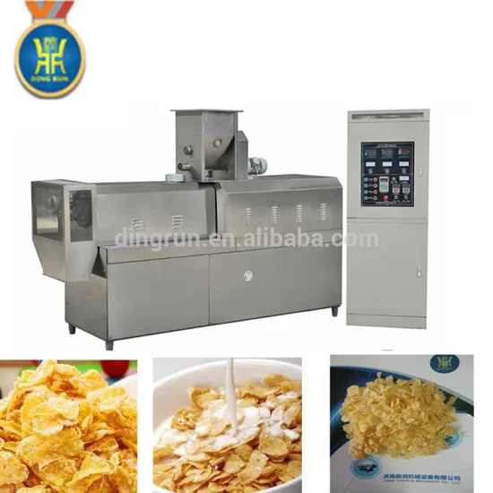 high quality cereals corn flakes extrusion machine