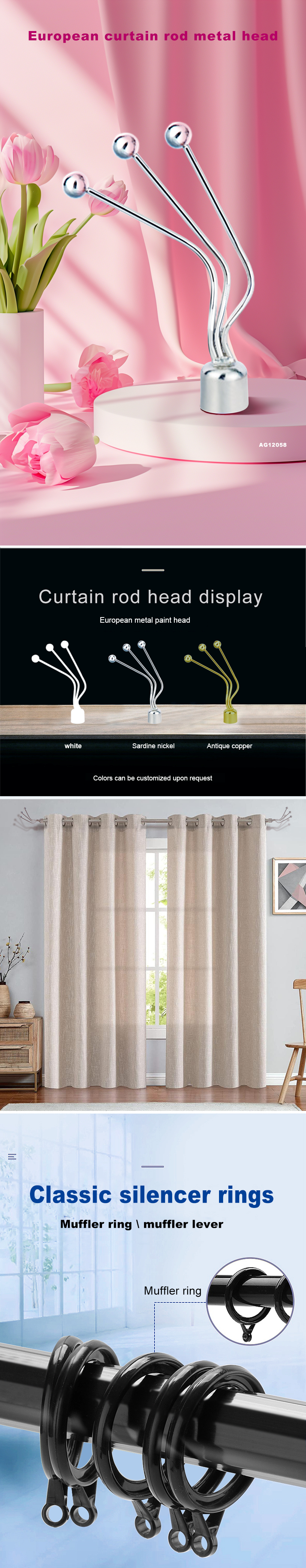 Cost effective Curtain Rods