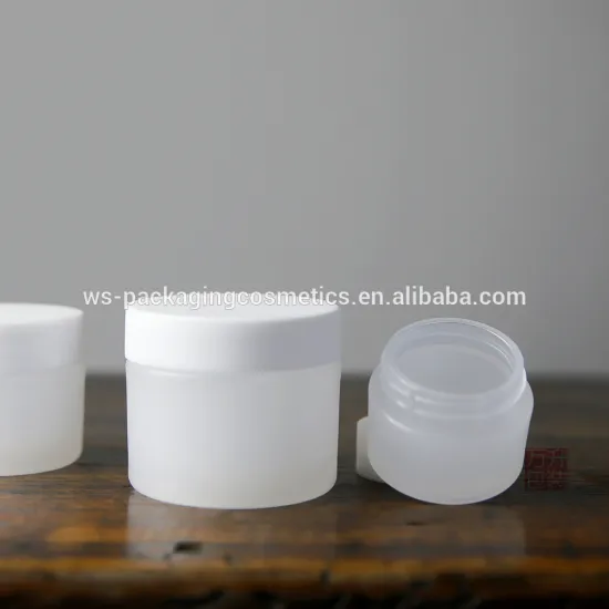 15g 30g 50g Round Shape Cosmetic Packaging PP Cream Jar