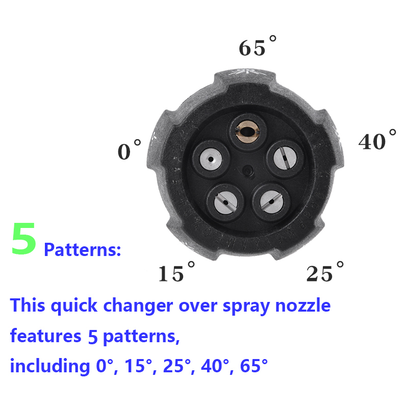 Für Speerdruck Waschmaschine Metallstabspitzen Wasserspray Lance Speer Schnellstrahlspitzen Waschdüse