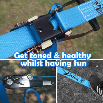 Trinquete Slackline para jugar al aire libre