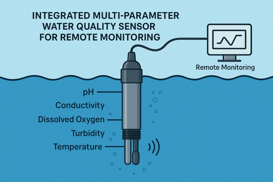 Integrated Multi-Parameter Water Quality Sens