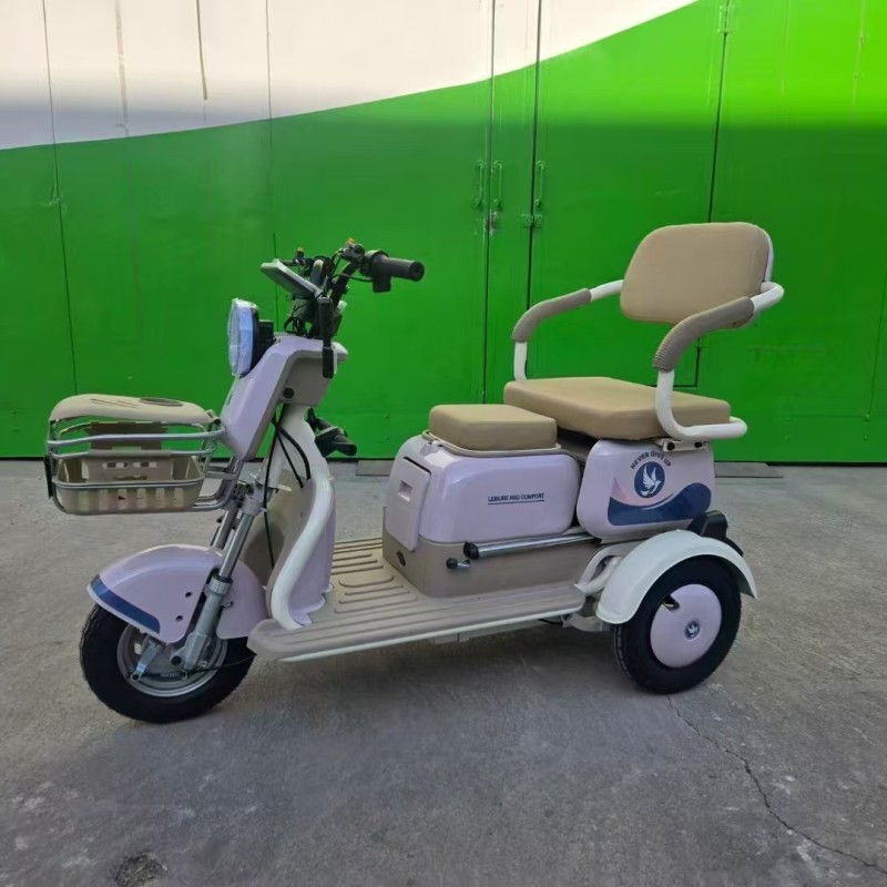 Rugged Three-Wheeled Mobility Vehicle for Seniors