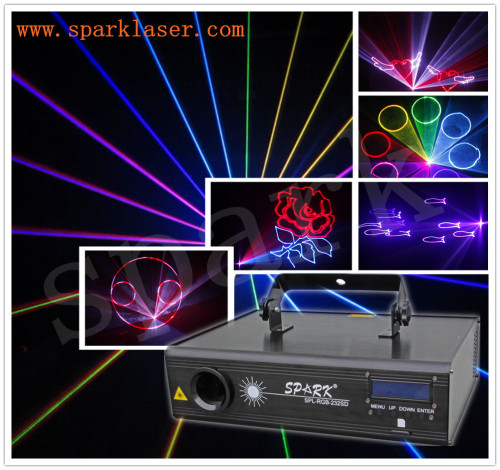 SD Card 1W RGB Animation Laser Stage Light