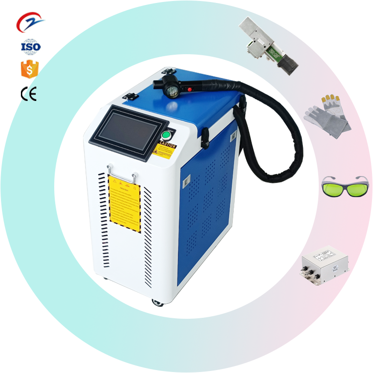 Petite machine de nettoyage de chaleur laser 100W