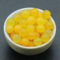 Yellow Agate 8MM Stone Balls Home Decoration Round Crystal Beads