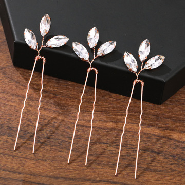 Wedding Hair Clips: Pearl and Rhinestone Flower Hair Pins for Women