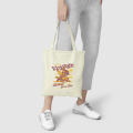 Mermaid Pattern Beach Canvas Tote Bag