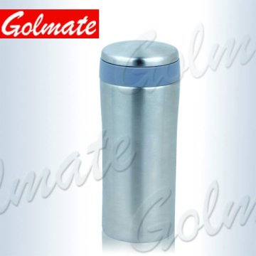 DOUBLE WALL STAINLESS STEEL INSULATED VACUUM TRAVEL MUG COFFEE FLASK 0.35L,0.4L