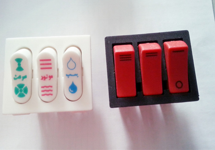 Three Push-Button Electric Switch/Push Button Switch Snap