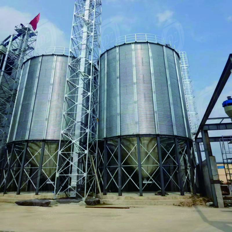 High-efficiency cement silo for mixing plant