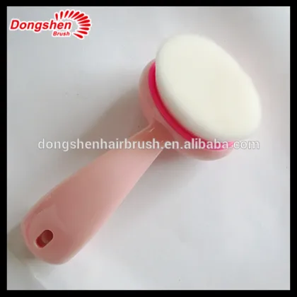 white soft synthetic face cleanser brush,popular face brush,make up brush