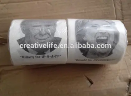 Hillary Diane Rodham Clinton Toilet Paper Roll