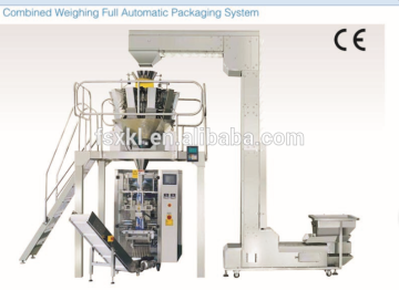 automatic machine packing popcorn/Corn flakes packing machines with multihead weigher china manufaturer