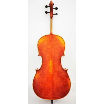 Handgemachtes antikes professionelles Cello aus geflammtem Ahorn