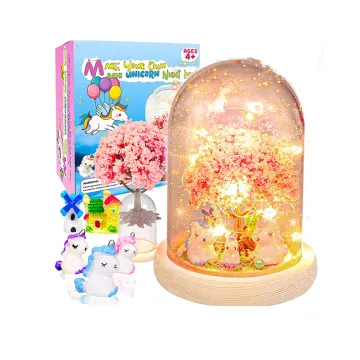 DIY Terrarium Craft Kit for Kids with LED Light: A Fun Night Light Project