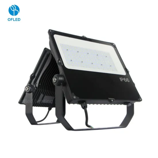 160lm/W IP66 Outdoor LED Flood Light - 100W to 400W On-Off DALI Dimmable for Warehouse & Sport Field