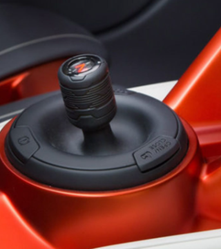 Automotive joystick powder coating
