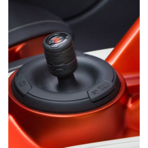 Recubrimiento en polvo para joystick automotriz