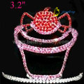 3.2 Inch cupcake and candy tiaras crowns