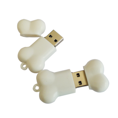 Wholesale Cute Cartoon PVC Bone Usb Flash Drive