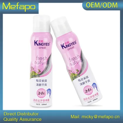 hot selling name brand ladies deodorant body spray