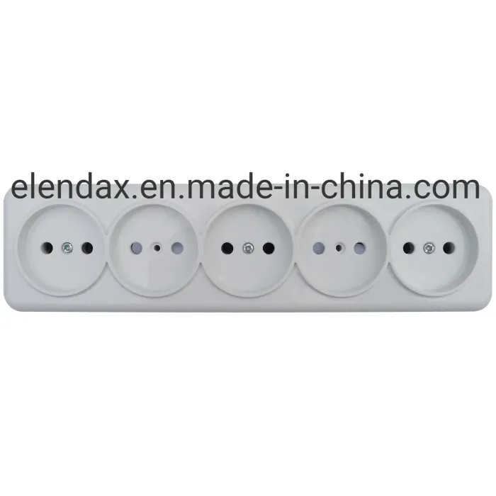 Stopkontak Soket 5 Arah yang Dipasang di Permukaan (S7509)