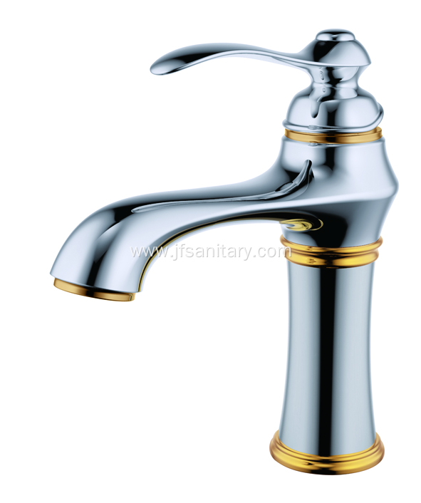 Single-Lever Basin Sink Faucet Tap Brass Chrome