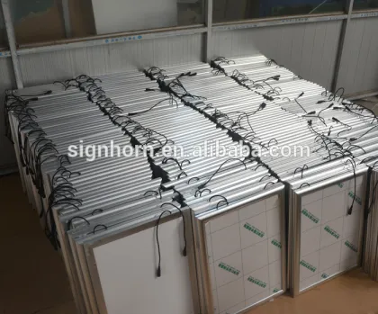 Black colour poster frame Aluminum advertising frame,illuminated advertising boards