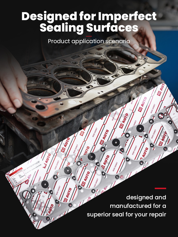Auto Engine Head Gasket for Isuzu 6he1