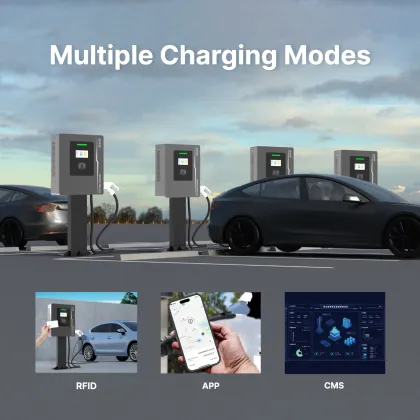 Wallbox Floor-mounted EV Charging Stations: 20kW, 30kW, and 40kW DC Options for Roadside Use
