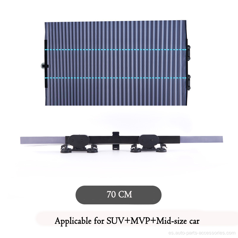 Rodillo retráctil automático de aluminio Sol reflectante de sol