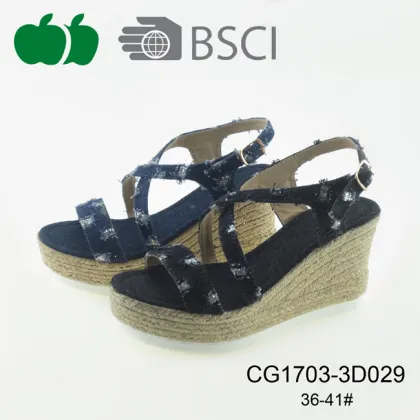 Ladies Summer Fashion Wedge Heel Sandals