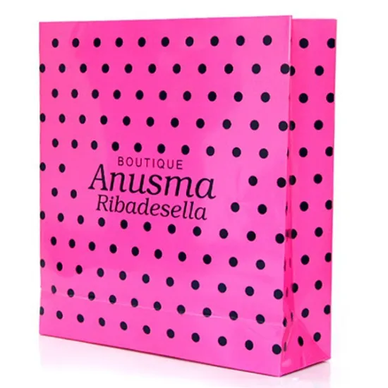 high end lovely polka dot gift bag